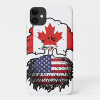 États-Unis Amérique Canada drapeau des racines de 