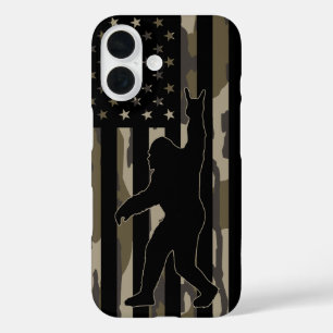 Coque Pour iPhone 16 États-Unis Drapeau Bigfoot Bottomland Camo
