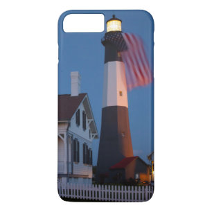 Coque iPhone 8 Plus/7 Plus États-Unis, Géorgie, Tybee Island, Drapeau flottan