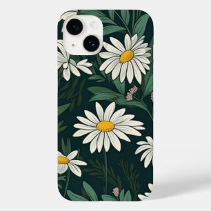 Coque Pour iPhone 14 Été Blanc Digial Daisy