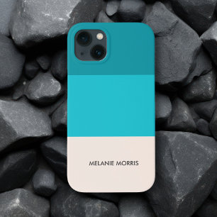 Case-Mate iPhone Case Été Bleu Plage Vibe Horizontale Bande