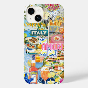 Coque Pour iPhone 14 Été en ITALIE, Été européen fruité