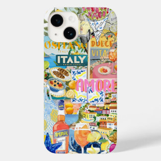 Coque Pour iPhone 14 Été en ITALIE, Été européen fruité
