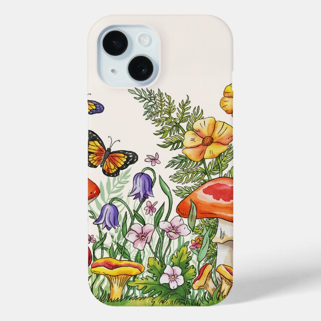 Coques Case-Mate iPhone Été Fleurs Téléphone Case (Verso)