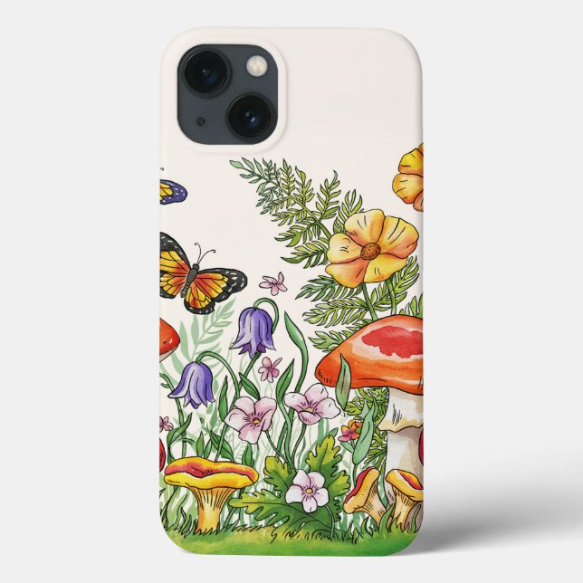 Coques Case-Mate iPhone Été Fleurs Téléphone Case (Verso)