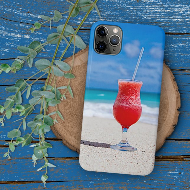 Coques Case-Mate iPhone Eté Framboise Rouge Margarita Sur La Plage Tropica (Créateur téléchargé)