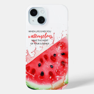 Coque Pour iPhone 15 Eté Motivationnel Elégant