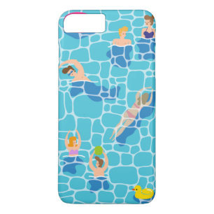 Coque iPhone 7 Plus Été Piscine Design Téléphone Case