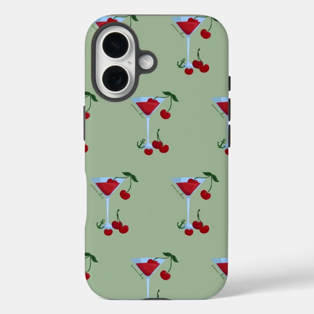 Coques Case-Mate iPhone Été Vibes Cerise (Verso)