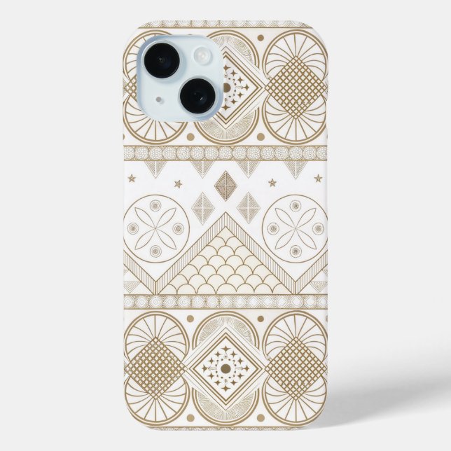 Coques Case-Mate iPhone Ethnique géométrique Tribal Tribal sans couture Mo (Verso)