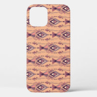 Ethnique tribale : Aztec Mexicain sans couture Vin