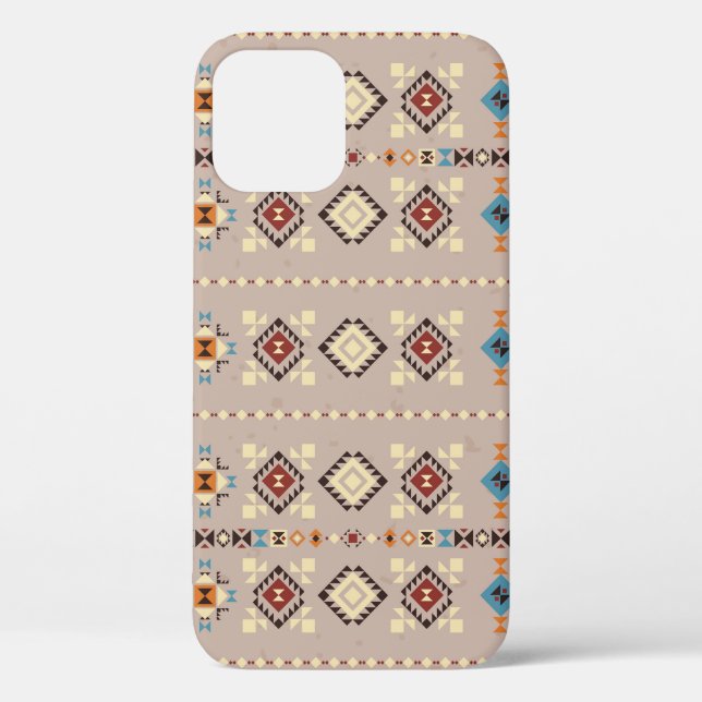 Coques Case-Mate iPhone Ethnique : un motif tribal transparent (Verso)