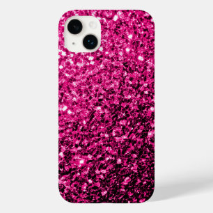 Coque Pour iPhone 14 Plus Étincelle de parties scintillant rose chaud