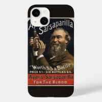 Étiquette de produit vintage, boisson Sarsaparilla