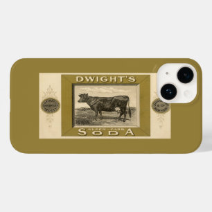 Coque Pour iPhone 14 Étiquette de produit vintage, Dwight's Bicarbonate