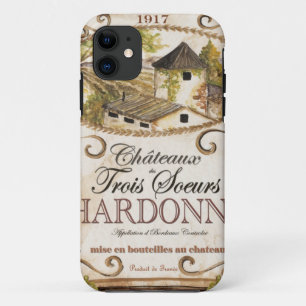 Case-Mate iPhone Case Étiquette vintage Chardonnay