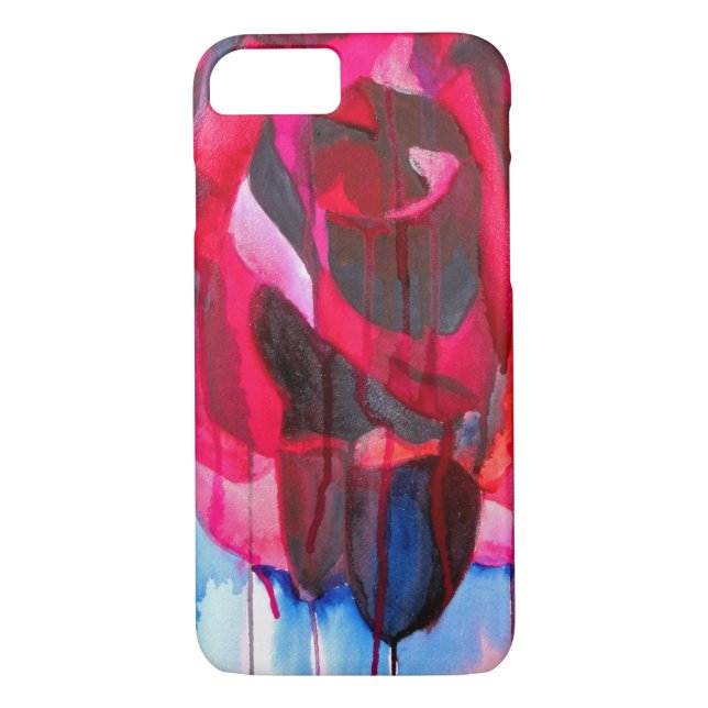 Coques Case-Mate iPhone Etoile de Holland art rose moderne (Dos)