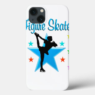 ETUI iPhone 13 ÉTOILE DE PATINAGE BLEUE