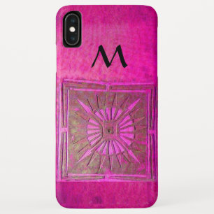 Case-Mate iPhone Case ÉTOILE DU MATIN, Rose, Fuchsia Monogramme noir