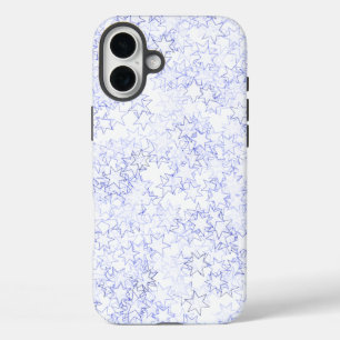 iPhone 16 Plus Case Etoiles Bleues et Blancs Team Spirit Couleurs spor