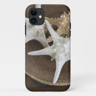 Coque iPhone 11 Étoiles de mer dans un panier