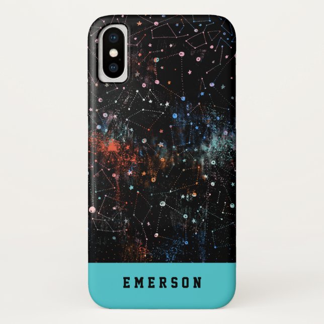 Coques Case-Mate iPhone étoiles et espace plaisir astronomie motif (Dos)