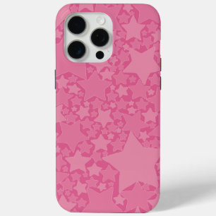 Coque iPhone 15 Pro Max Étoiles, Étoiles, Étoiles - Rose
