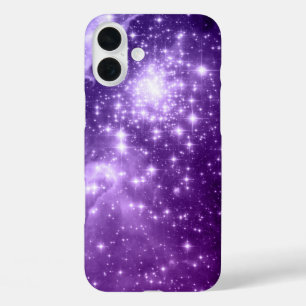 Coques iPhone 16 Plus Étoiles magiques violettes