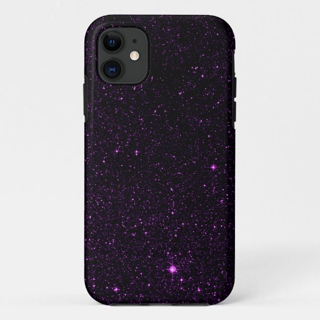 Coques Case-Mate iPhone Étoiles violettes (Dos)