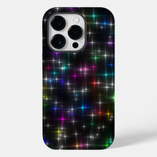 Coque Pour iPhone 14 Pro Étonnantes étoiles multicolores