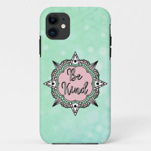 Case-Mate iPhone Case Être gentil Mint vert et rose