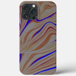 Case-Mate iPhone Case Étroits ondulations bleues entre les couches de ci