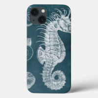 Étude azurée I d'hippocampe