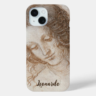 Coque Pour iPhone 15 Étude de Léonard de Vinci pour la tête de Léda