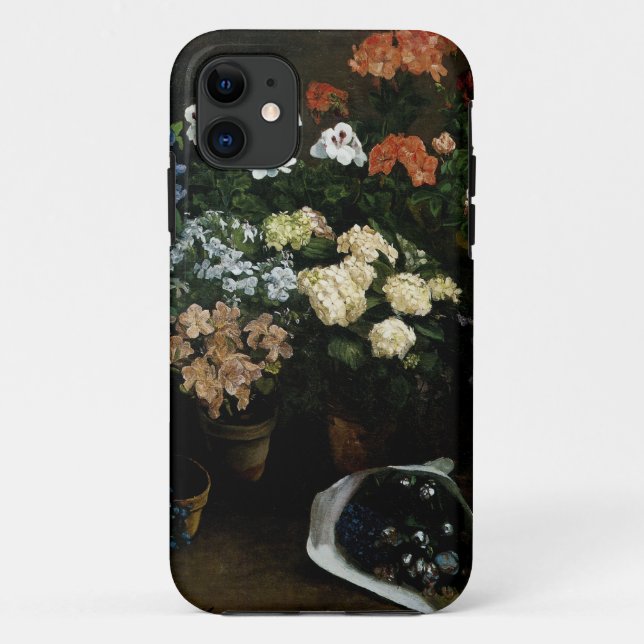 Coques Case-Mate iPhone Étude des fleurs par Frédéric Bazille (Dos)