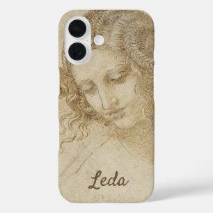 Coque Pour iPhone 16 Étude pour la tête de Léda par Léonard de Vinci