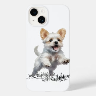 Coque Pour iPhone 14 “Étui pour iPhone 14 Cute Puppy Case-Mate – Chien 