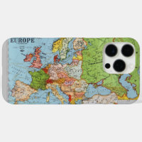 Europe vintage Carte générale du XXe siècle