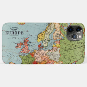 Case-Mate iPhone Case Europe vintage Carte standard de Bacon du XXe sièc