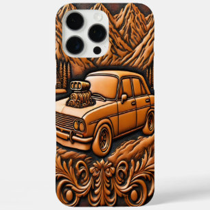 Coques iPhone 16 Pro Max Evasion pittoresque avec puissance de voiture musc