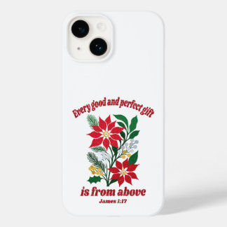 Coque Pour iPhone 14 Every Good and Perfect Gift – James 1:17 Christmas