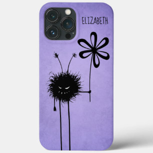 Case-Mate iPhone Case Evil Flower Bug Funny Purple Nom de la goth