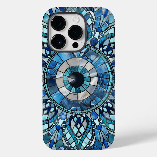 Coques Case-Mate iPhone Evil Oeil Amulet Mosaic Mandala Art (Verso)