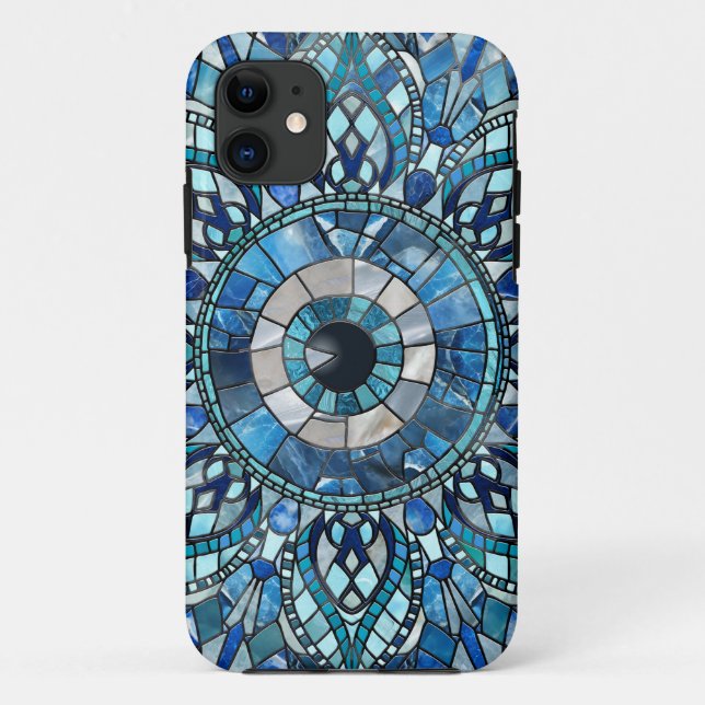 Coques Case-Mate iPhone Evil Oeil Amulet Mosaic Mandala Art (Dos)