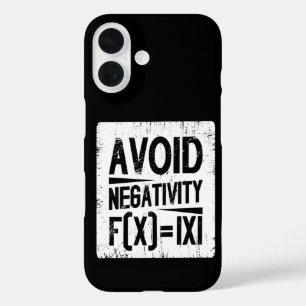 Coque Pour iPhone 16 Évitez la négativité Équation de la valeur absolue