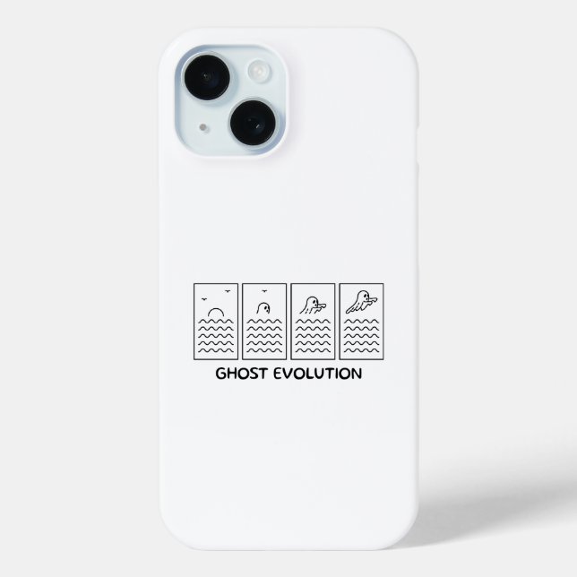 Coques Case-Mate iPhone Évolution du fantôme (Verso)