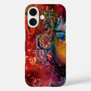 Coques iPhone 16 EXCALIBUR /MAGIC SWORD Fuchsia Imaginaire noir rou