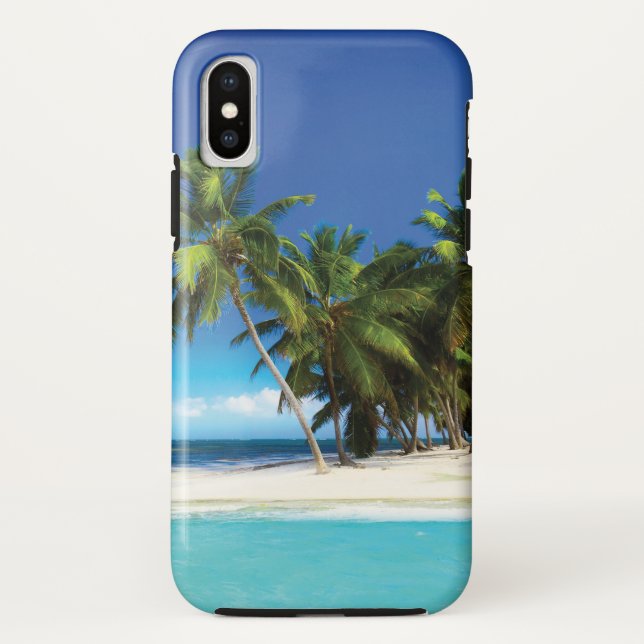 Coques Case-Mate iPhone Exotic beach throw pillow (Dos)