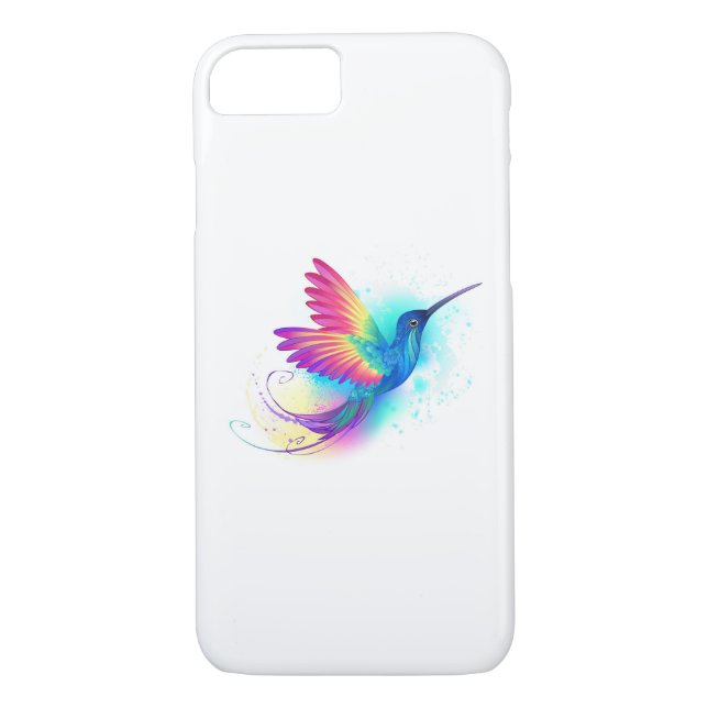 Coques Case-Mate iPhone Exotic Rainbow Hummingbird (Dos)