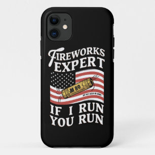 Case-Mate iPhone Case Expert en feux d'artifice Si je cours vous courez 